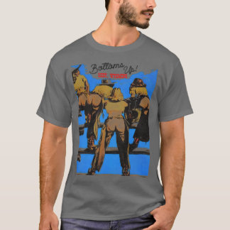GRUND UP Cody Wyoming Retro 70-talet Western Souve T Shirt