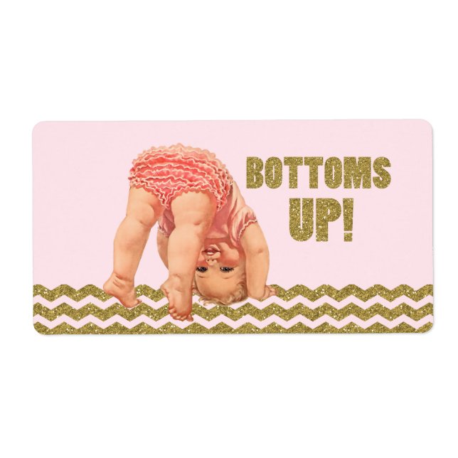 Grund upp SIP och se Vattenflaska-etiketter Fraktsedel (Framsidan)