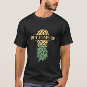 Grund uppåt och uppåt och nedåt, ananasseswinglar t shirt