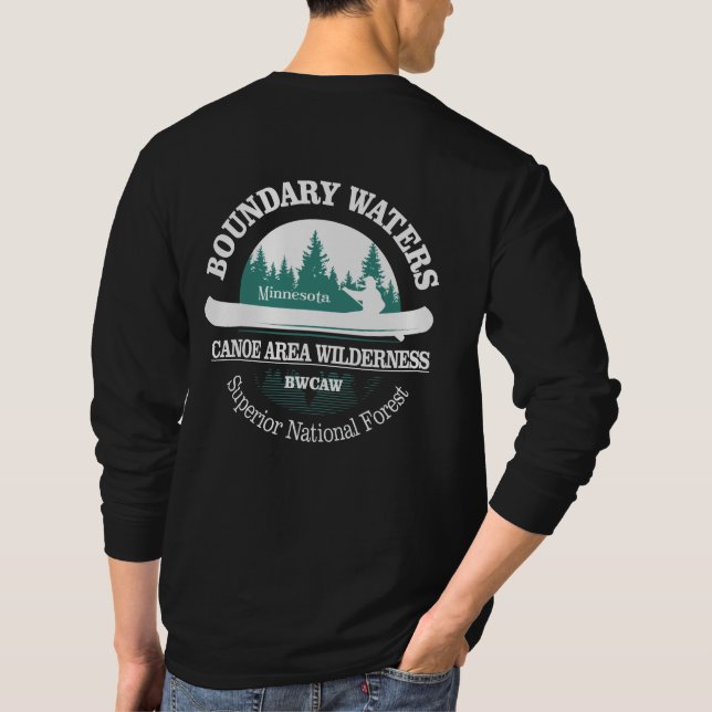 Grund Vatten Canoe Trail Wilderness Tee Shirt (Baksida)