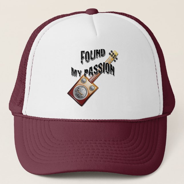 Grunda min passion - cigarren boxas gitarrhatten keps (Framsida)