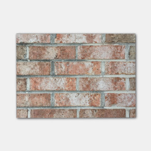 Grunda Röda tegelstenar Brun tegelsten Bakgrund T Post-it Block
