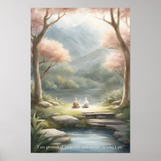 Grundad i servicen poster