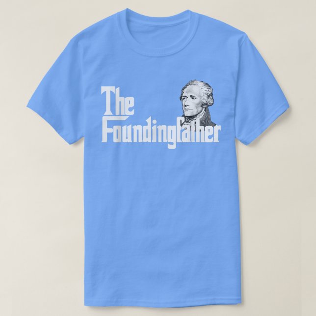 Grundande Far Aleander Hamilton T Shirt (Design framsida)