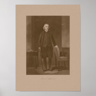 Grundande Far Samuel Adams Poster