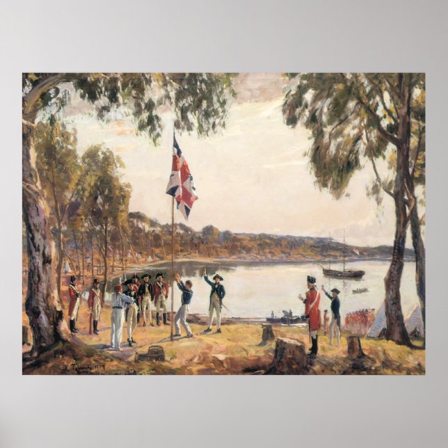 Grundandet av Australien, Poster (Framsidan)