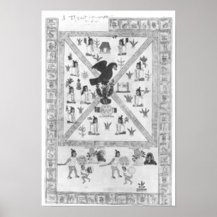Grundandet av Tenochtitlan Poster