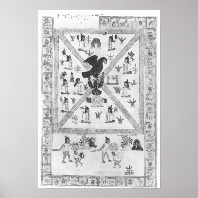 Grundandet av Tenochtitlan Poster (Framsidan)