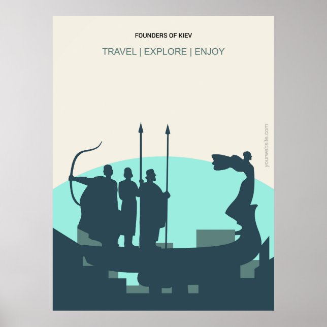 Grundare av Kiev Poster (Framsidan)