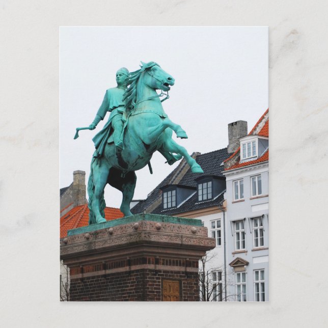 Grundare av Köpenhamnen Absalon - Højbro Plads Vykort (Framsida)