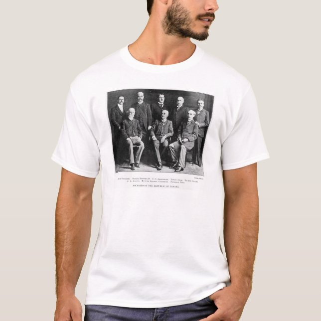 Grundarear av Republiken Panama T-shirt (Framsida)
