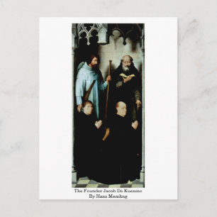 Grundaren Jacob De Kueninc av Hans Memling Vykort