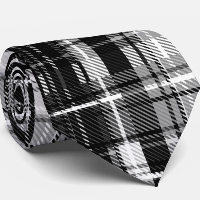 Grunde Black White Flell Play Tartan Design Slips (Skapare uppladdad)