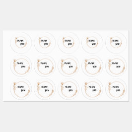 Grunderna - tackkort klistermärke