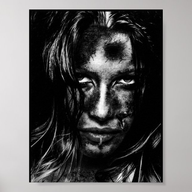 Grundge Girl Poster (Framsidan)