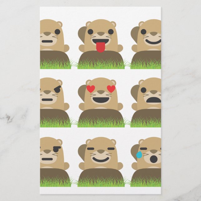 grundhog emojis brevpapper (Framsida)