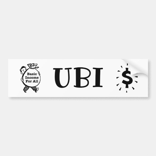 Grundinkomst för alla bildekal (Framsidan)