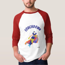 Grundläggande 3/4 Ärm Raglan T-Shirt : Touchdown