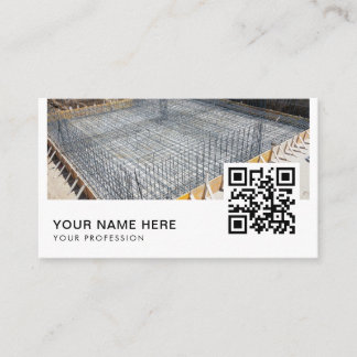 grundläggande affärskort QR-kod Visitkort