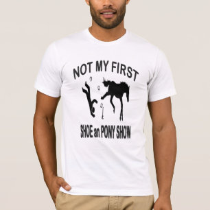Grundläggande amerikanhästskoBlk skor en ponny T-shirt