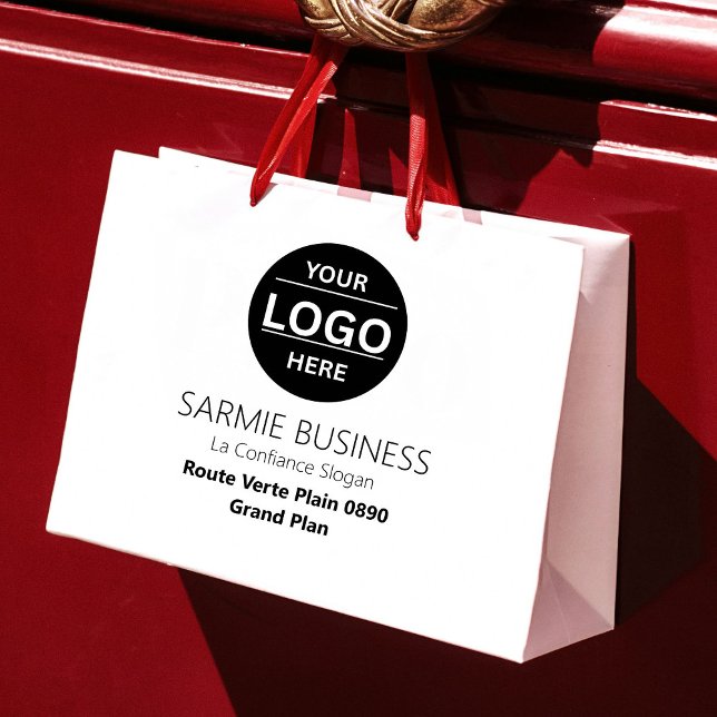 Grundläggande anpassningsbar logotypväska, företag (Skapare uppladdad)