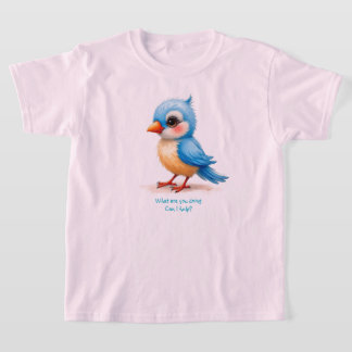 Grundläggande barnt-shirt Fågel T Shirt