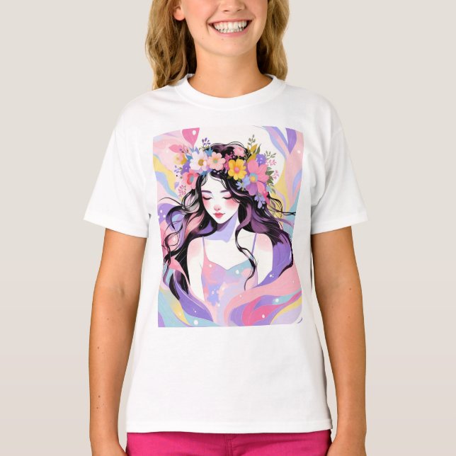 Grundläggande barnt-shirt t shirt (Framsida)