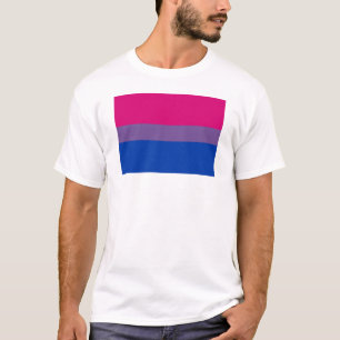 Grundläggande bisexuell flagga tee shirt