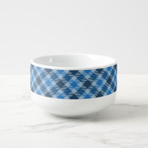 Grundläggande Blå/Barnblå Gingham Diagonal Rutig