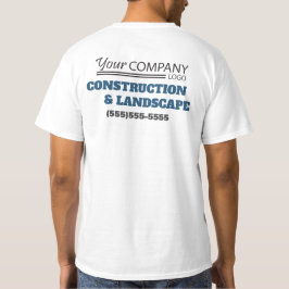 Grundläggande Blå, Grå och Svart med Logotyp T Shirt