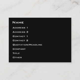 Grundläggande bögUS-flagga Visitkort