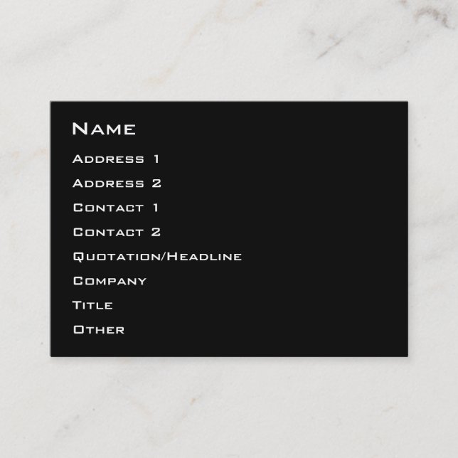 Grundläggande bögUS-flagga Visitkort (Framsida)