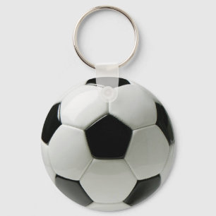 grundläggande boll för fotboll 3D knäppas Keych Nyckelring