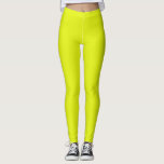 Grundläggande Chartreuse Solid Färg  Leggings<br><div class="desc">De här lagren har grundläggande chartreuse solid färg.</div>