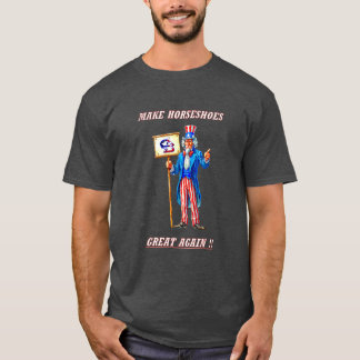 Grundläggande Dark HorseShoe Pitching Tee