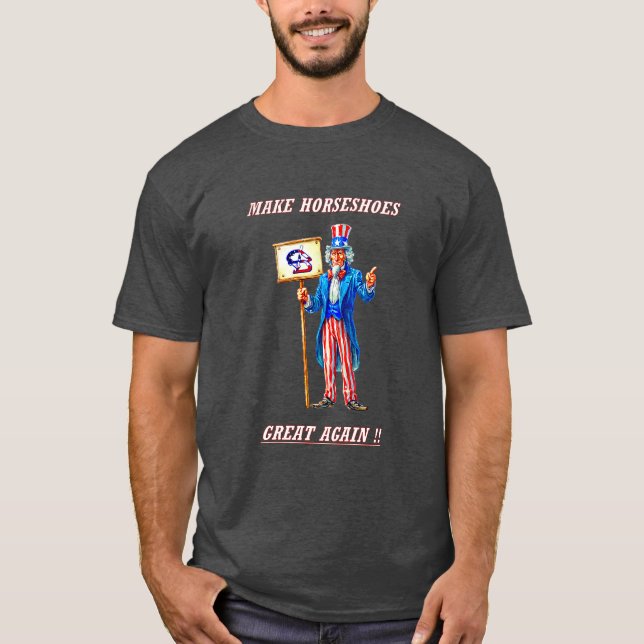 Grundläggande Dark HorseShoe Pitching Tee (Framsida)