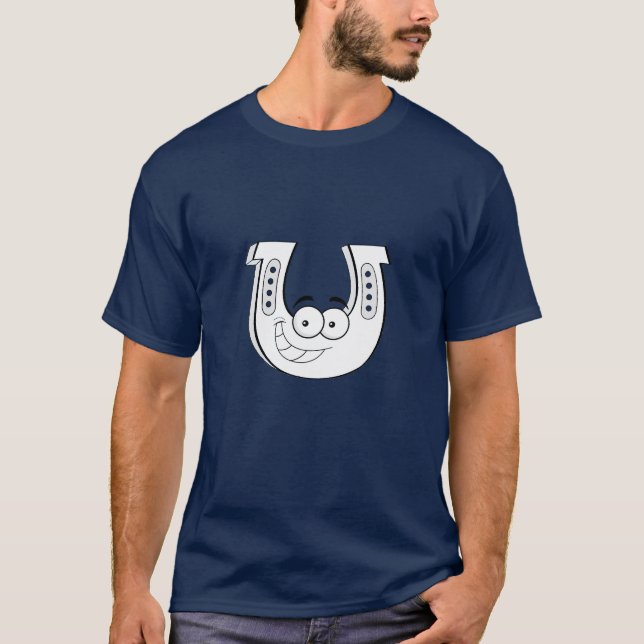 Grundläggande Dark HorseShoe Pitching Tee (Framsida)