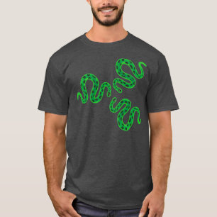 Grundläggande definitivt en snake Person Grönt Sna T Shirt