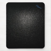 Grundläggande elegant svart läderstil pad