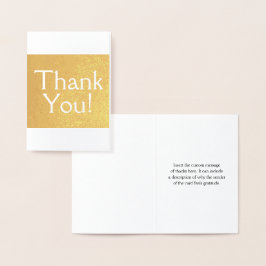 Grundläggande, Elegant "Tack"! Kort