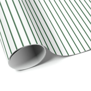 Grundläggande grön randig minimalism för alla till presentpapper