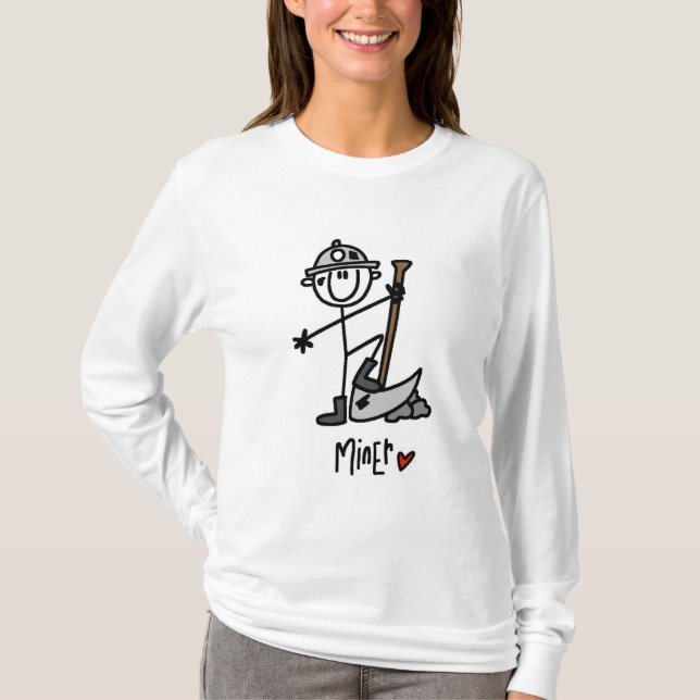 Grundläggande gruvarbetareT-tröja och gåvor T Shirt (Framsida)