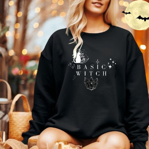 Grundläggande Häxa Kvinnors Söta Halloween T Shirt