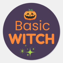 Grundläggande häxa Rolig Halloween-design