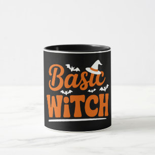 Grundläggande Häxa Rolig Halloween Mugg
