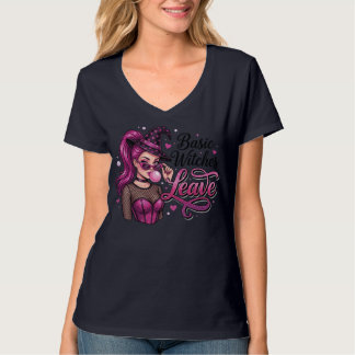 Grundläggande Häxor Lämnar T Shirt