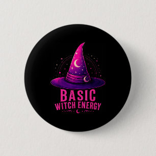 Grundläggande häxtema Halloween grafisk design rol Knapp