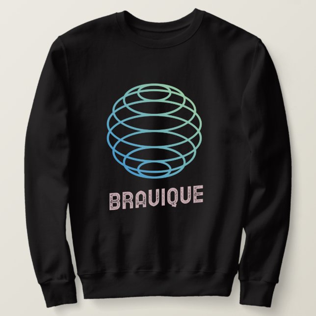 Grundläggande herr sweatshirt (Design framsida)