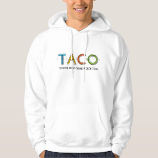 Grundläggande Hooded TACOtröja, vit Sweatshirt