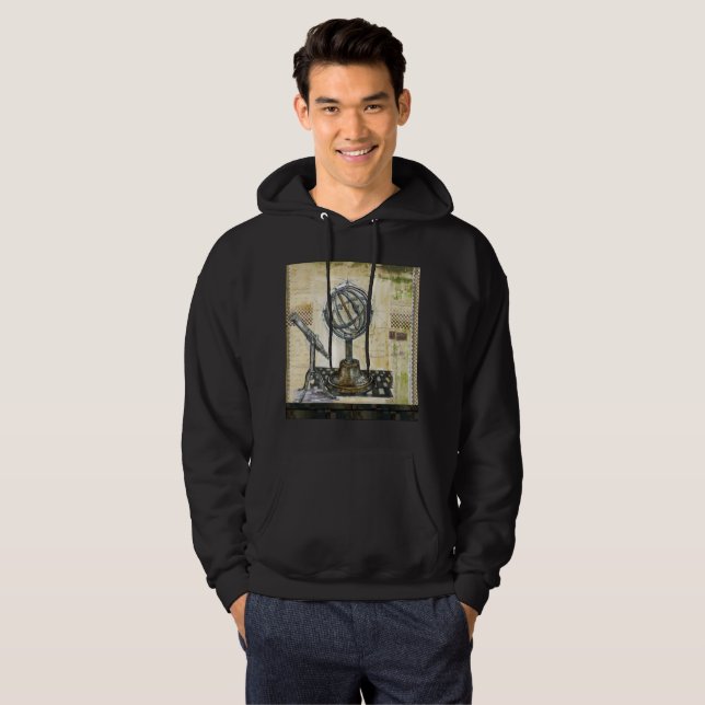 Grundläggande Hooded tröja "för astrolabium" Hoodie (Hel framsida)